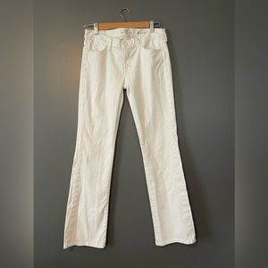 7 for AllMankind white bootcut size 28